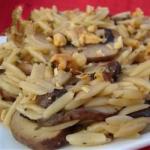 Canadian Orzo with Mushrooms and Walnuts Recipe Appetizer