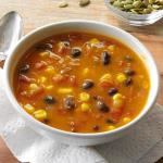 American Spicy Pumpkin and Corn Soup Soup