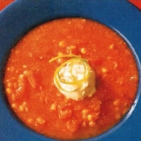 British Creamy Corn And Tomato Soup Soup