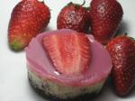 British Individual Strawberry Cheesecake Tarts Dessert
