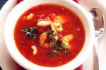 Australian Seafood Tomato and Garlic Soup Recipe Dinner