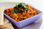 Australian Spiced Pumpkin and Lentil Dip With Naan Bread Recipe Appetizer