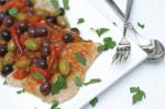 American Veal With Tomatoes Olives and Lemon Recipe Appetizer