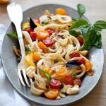 Canadian Chicken and Cherry Tomatoe Pasta Appetizer
