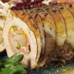 Roulade Stuffed with Minced Meat and Vegetables recipe