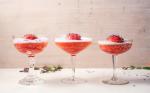 French Champagne Cocktail with Sorbet Recipe Dessert