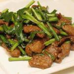 Beef Stirfry Chinese Spring Onions recipe