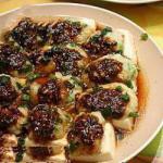 Chinese Tofu and Fish to Black Bean Sauce Dinner