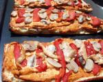 French French Bread Pizza vegetarian Dinner
