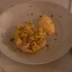 American Tartar of Shrimps Pineapple and Mayonnaise Dinner