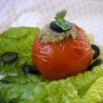 American Tomatoes Stuffed with Tuna in the Pan Appetizer