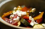 American Roasted Vegetables and Feta Appetizer