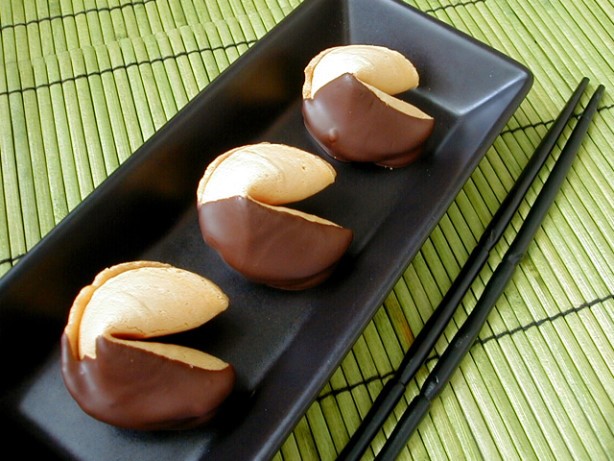 American Chocolatedipped Fortune Cookies Dessert