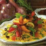 American Saffron Couscous with Paprika Appetizer