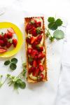 American Strawberry Tart with Black Pepper Pastry Appetizer