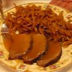 Canadian Crock Pot Eye of Round Roast Beef with Flavorful Gravy BBQ Grill