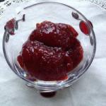 Canadian Jam of Plums to the Water of Life Dessert