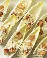 American Caesar Salad Spears Appetizer