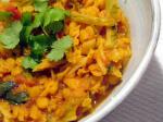 Indian Lentil Cabbage and Tomato Dal Dinner