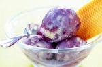 British Blueberry Swirl Icecream Recipe Dessert