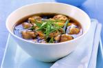 British Ginger And Soy Broth With Dim Sims Recipe Dinner