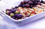 British Marinated Green and Black Olives Recipe Appetizer