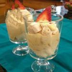 American Trifle with Fresh Milk Cream and Merenguitos Parties Dessert