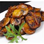 American Mushrooms with a Soy Sauce Glaze Recipe Appetizer