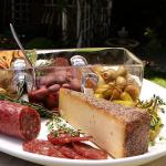 Olive Cheese and Salami Platter recipe