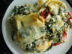 American Tortellini and Spinach Bake Dinner