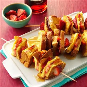 French Stuffed Pbandj French Toast Kabobs Dessert