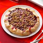 French Streuseltopped Cherry Almond Galette Dessert