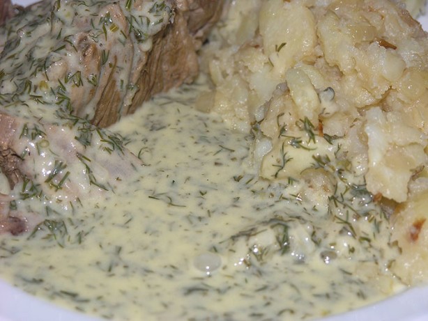 Croatian North Croatian Dill Sauce Appetizer