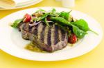 Australian Chargrilled Steak With Spiced Red Lentil Salad Recipe Dinner