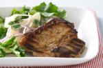 Australian Jerked Pork Chops With Potato Salad Recipe Dinner