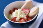 Australian Lemon Ricotta Sponge Fingers With Strawberries Recipe Dessert