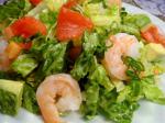 Mexican Lemony Shrimp Salad Dinner
