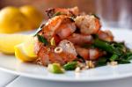 American Sauteed Shrimp With Coconut Oil Ginger and Coriander Recipe Appetizer