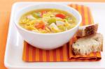 American Chicken Noodle And Vegetable Soup Recipe Appetizer