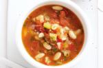 American Chunky Tomato Celery And Bean Soup Recipe Appetizer