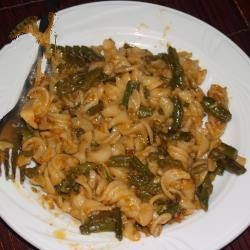 Canadian Pasta with Peppers and Kaparami Appetizer