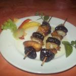 Canadian Skewers with Mushrooms Appetizer