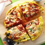 American Sausage and Mushroom Pizza Frittata Appetizer