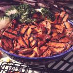 British Grilled Sweet Potatoes with Bacon Dessert