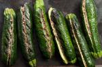 American Vegan Quinoastuffed Grilled Zucchini Recipe Appetizer