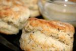 American Savory Herb Biscuits sage and Caraway With Garlic Butter Appetizer