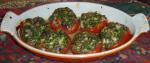 American Spirits Spinach Stuffed Tomatoes Appetizer