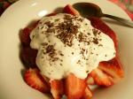 Georgian Velvet Strawberries Dessert