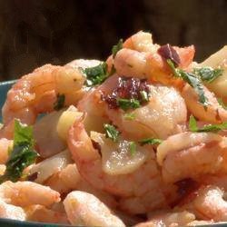 Chilean the Best Prawns in Garlic Sauce Appetizer