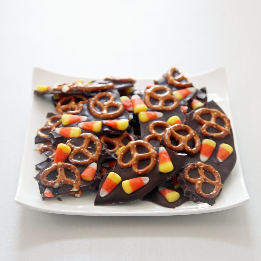 American Sweet and Salty Chocolate Bark Dessert